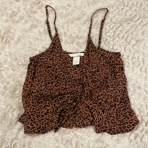 Animal print top